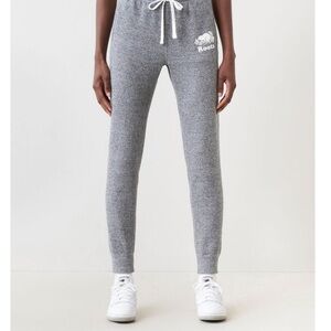 Roots Cotton Sweatpant Leggings Ribbed Waist Cuffs Lightweight Joggers Pants XS